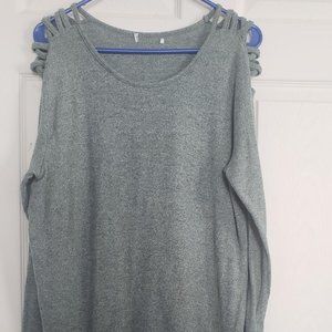 Thyme&Honey Sweaters Cold Shoulder Sweater size S